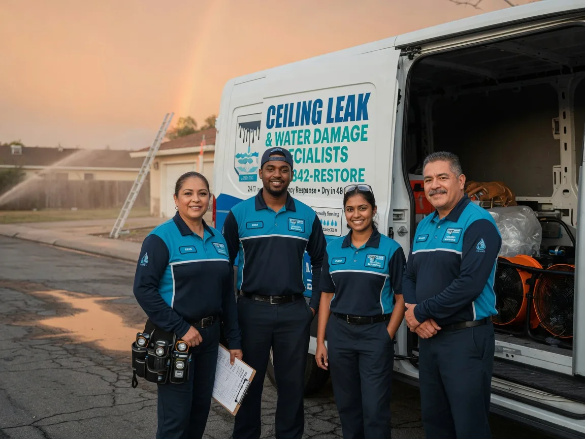 Ceiling Leak Cleanup company in Kirvin, TX